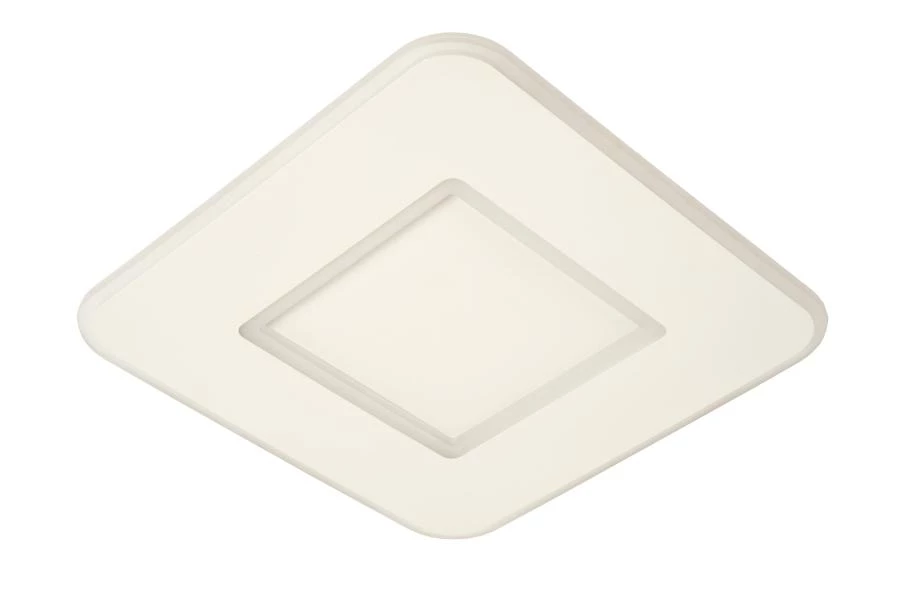 Lucide AXELLE - Flush ceiling light - LED Dim. - 1x24W 2700K - 3 StepDim - White - off
